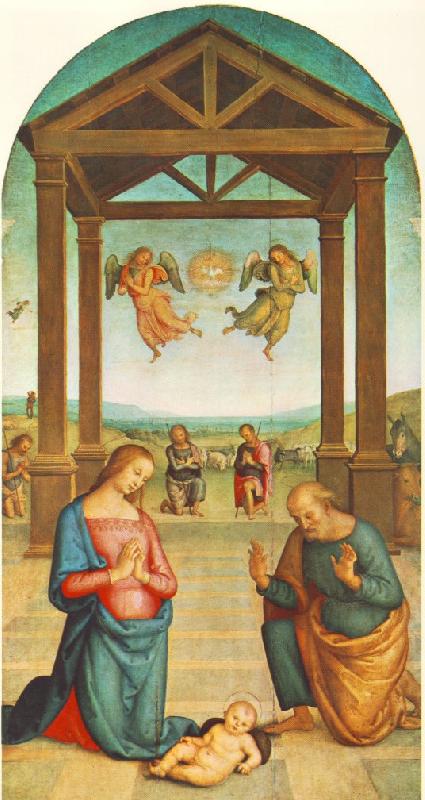 Pietro Perugino The Presepio oil painting image